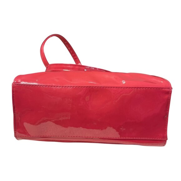 Nina Ricci Deci Dela Red Patent Tote Bag With .17 Fl Oz Mini Perfume Vtg 1994 - Picture 10 of 16